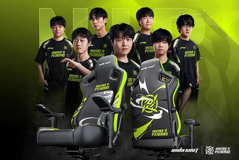 AndaSeat Expands Esports Chair Lineup with Ninjas In Pyjamas Edition Gaming Chairs