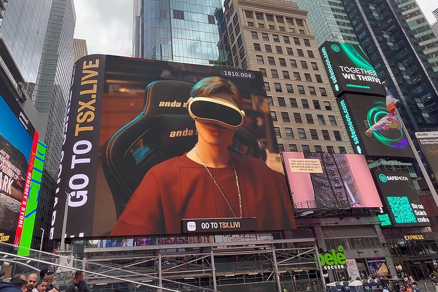 AndaSeat Unveils High-Profile Kaiser 4 Gaming Chair Campaign in Times Square