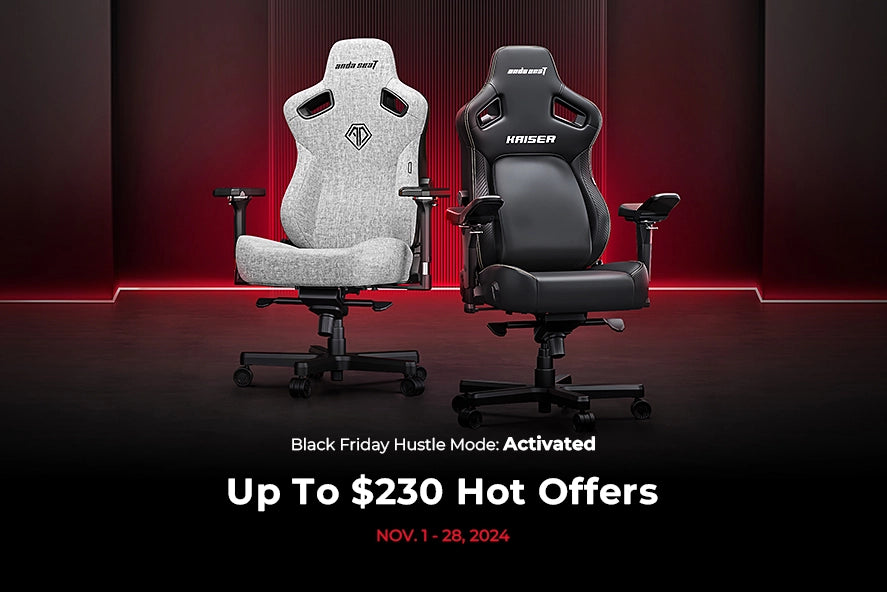 2024 AndaSeat Black Friday Deals for Gamers: Save Big on Your Gaming Chairs