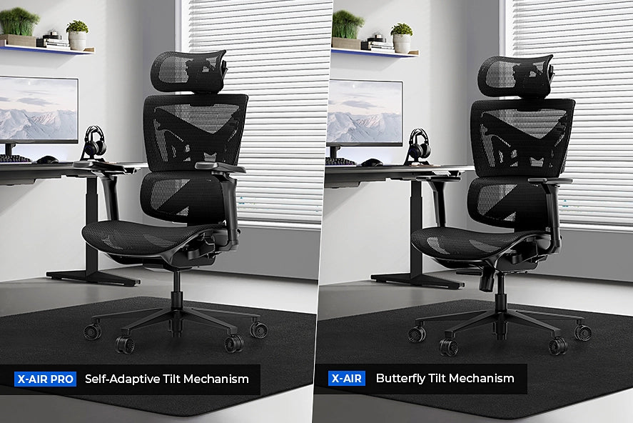 Types of Tilt Mechanisms on AndaSeat X-Air Series Gaming Mesh Chairs