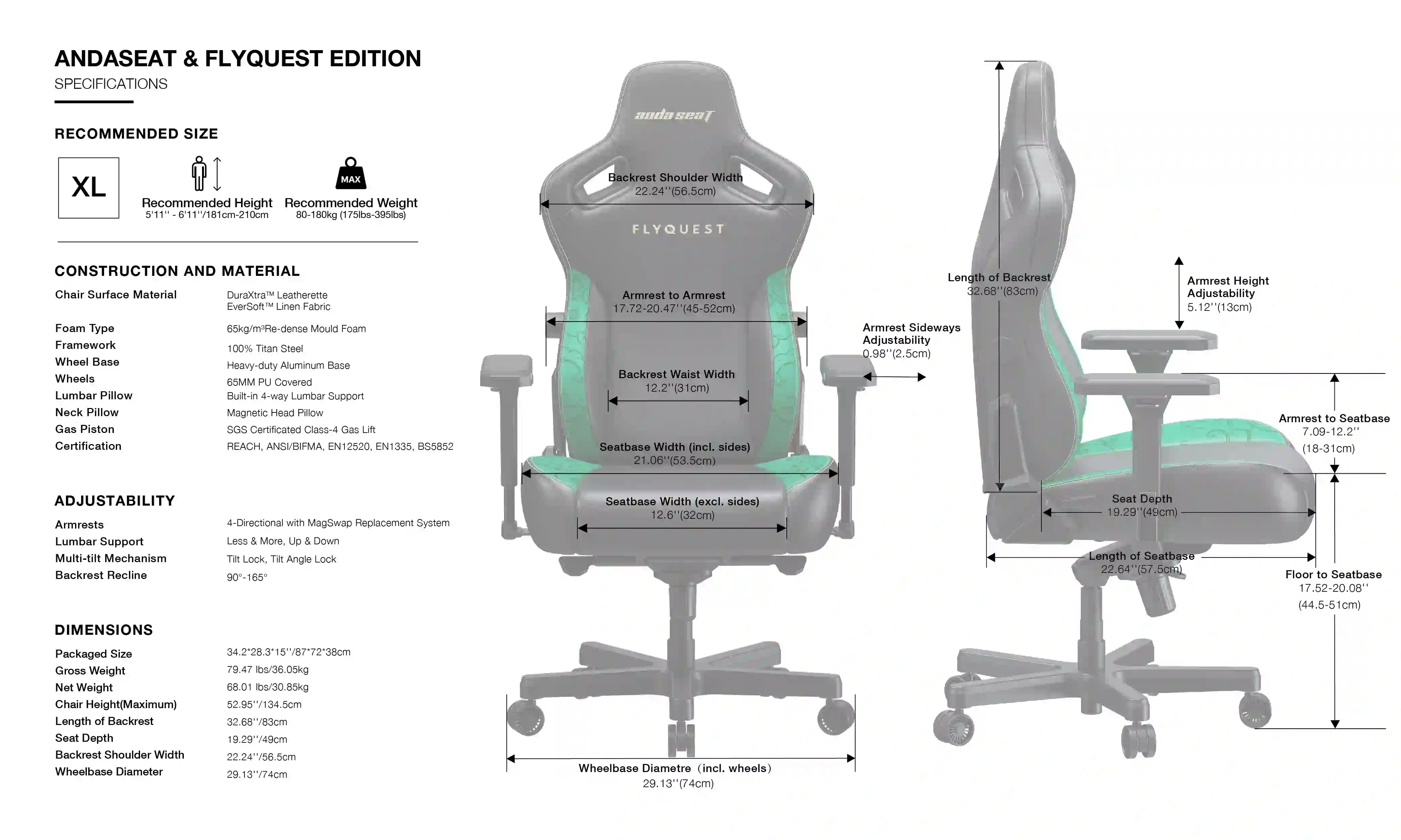 AndaSeat Flyquest Edition Office Gaming Chair